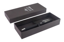 Ручка черная покрытие Soft tach в подарочном футляре TDM