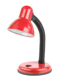 ЭРА наст.светильник N-211-E27-40W-R красный